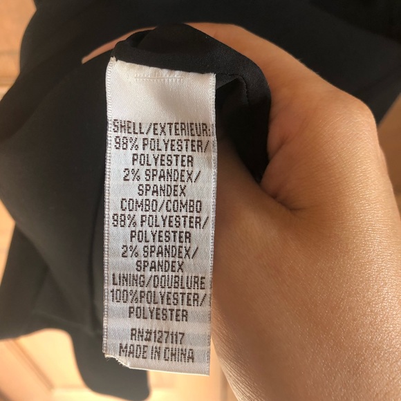 BADGLEY MISCHKA HALTER SHEATH MINI DRESS B/W SZ 6 - Picture 4 of 5